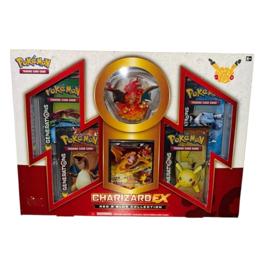 Pokémon TCG: Red & Blue Collection—Charizard-EX box
